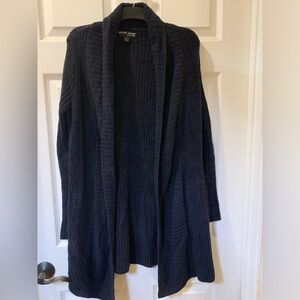 Barefoot Dreams Navy Cardigan Sweater